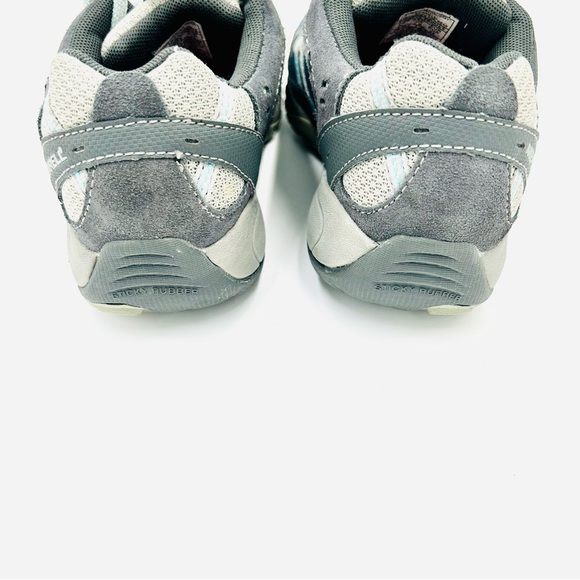 Merrell Soren Low Hiking boots Gray Blue Waterproof Trail shoes women size 5 - Picture 8 of 10